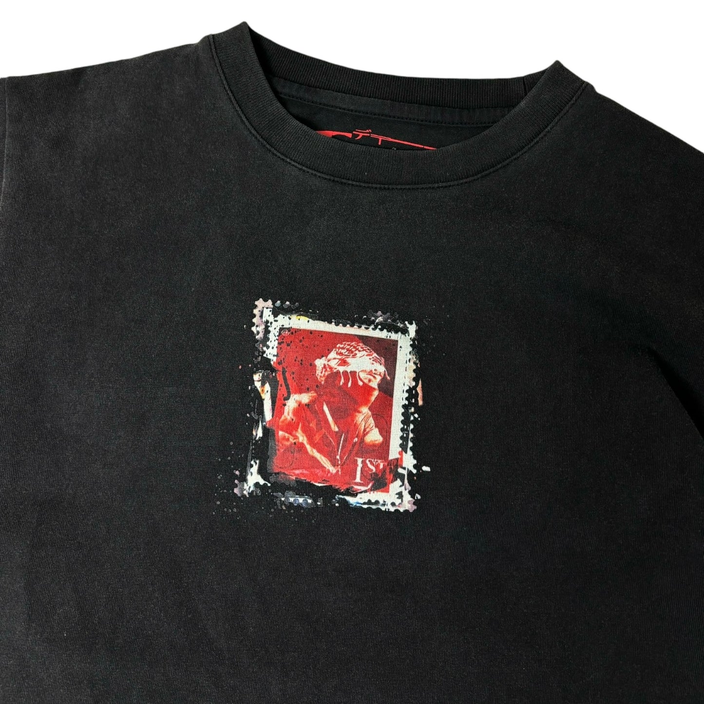 Gutter Heavyweight Stamp Tee in Black