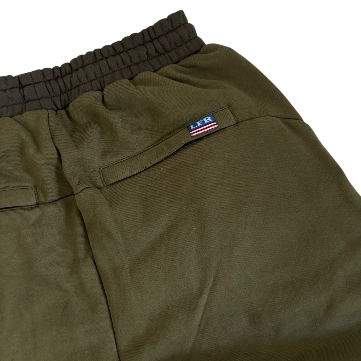 LFR Wide Leg Joggers in Moss