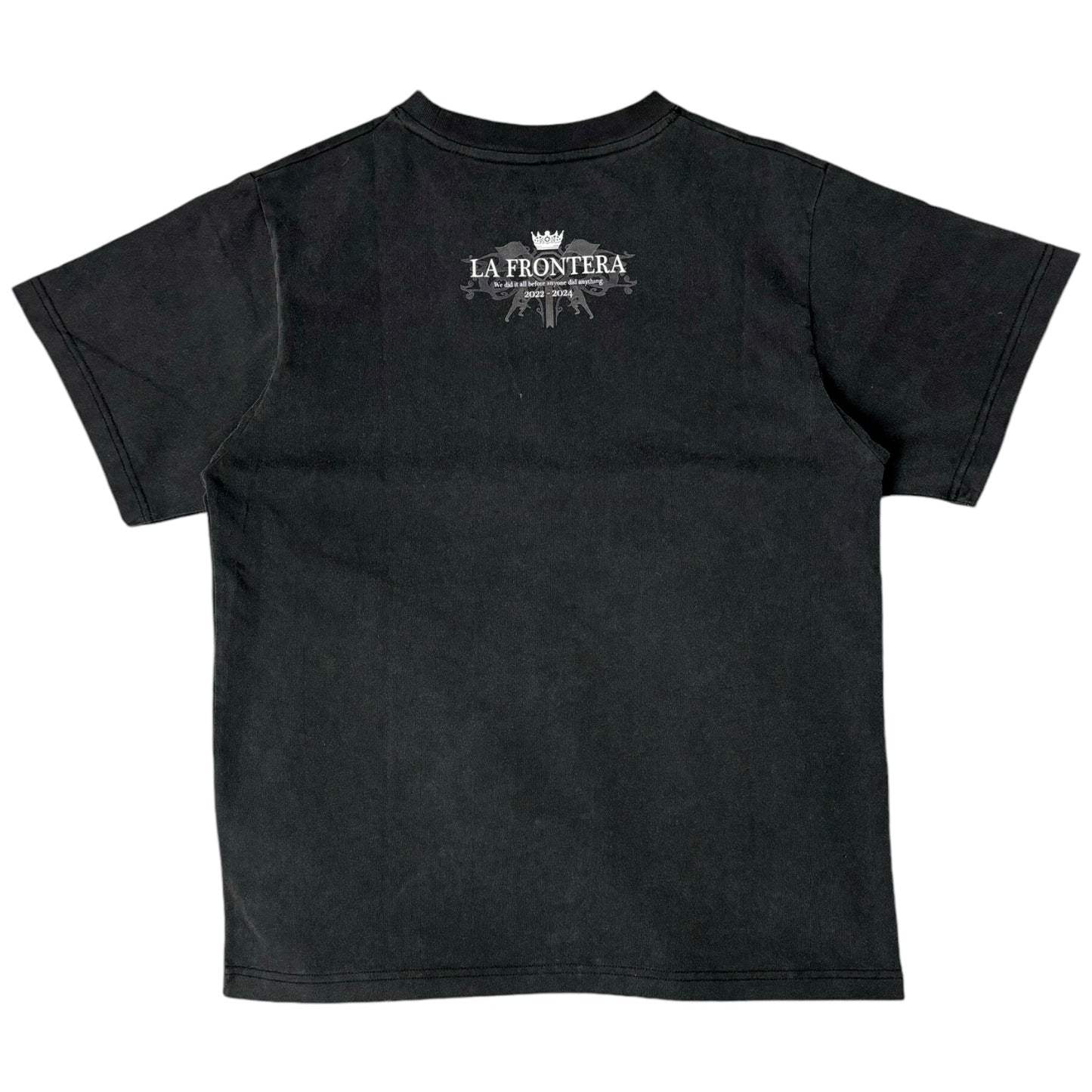 Gutter Heavyweight Stamp Tee in Black