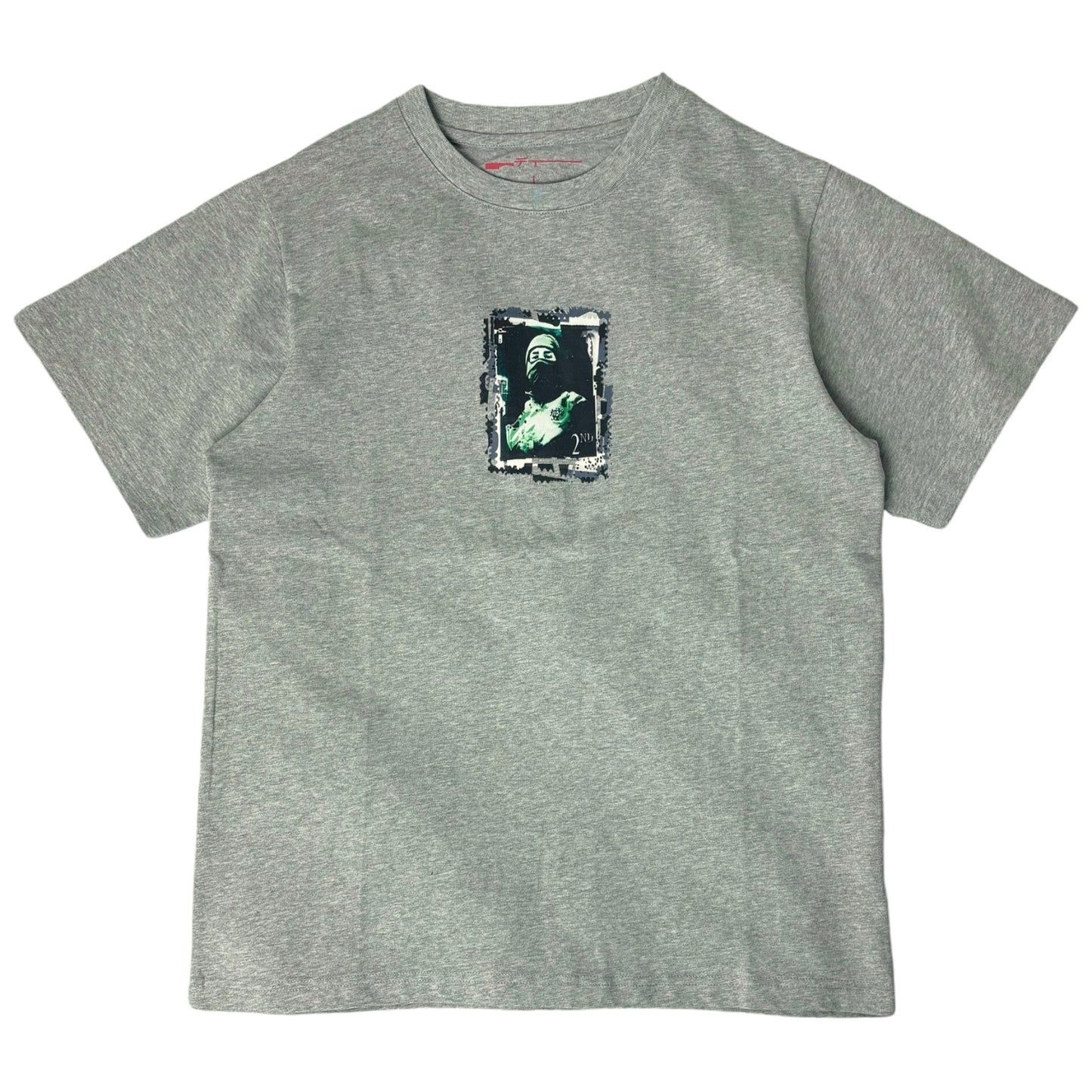 Gutter Heavyweight Stamp Tee in Grey