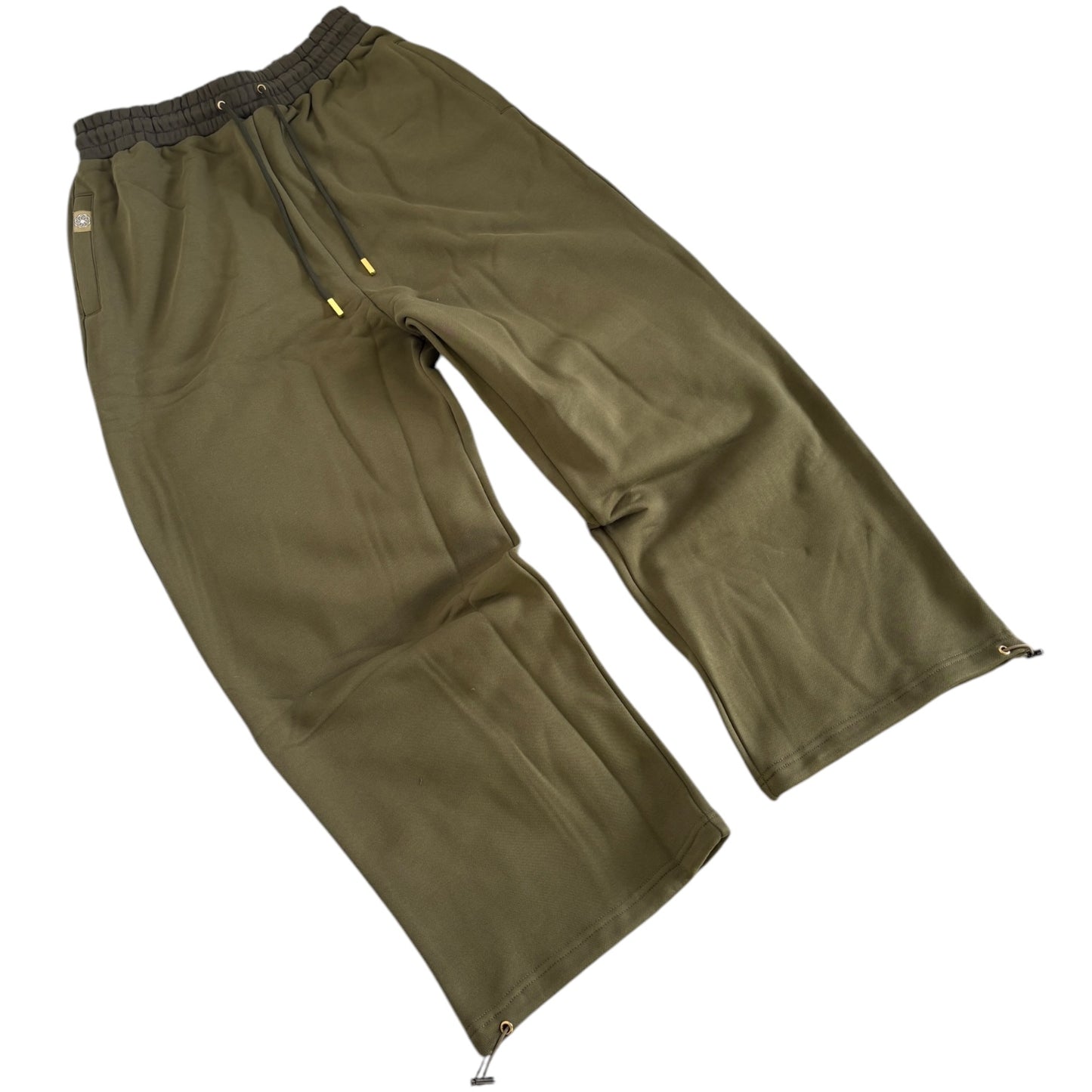 LFR Wide Leg Joggers in Moss
