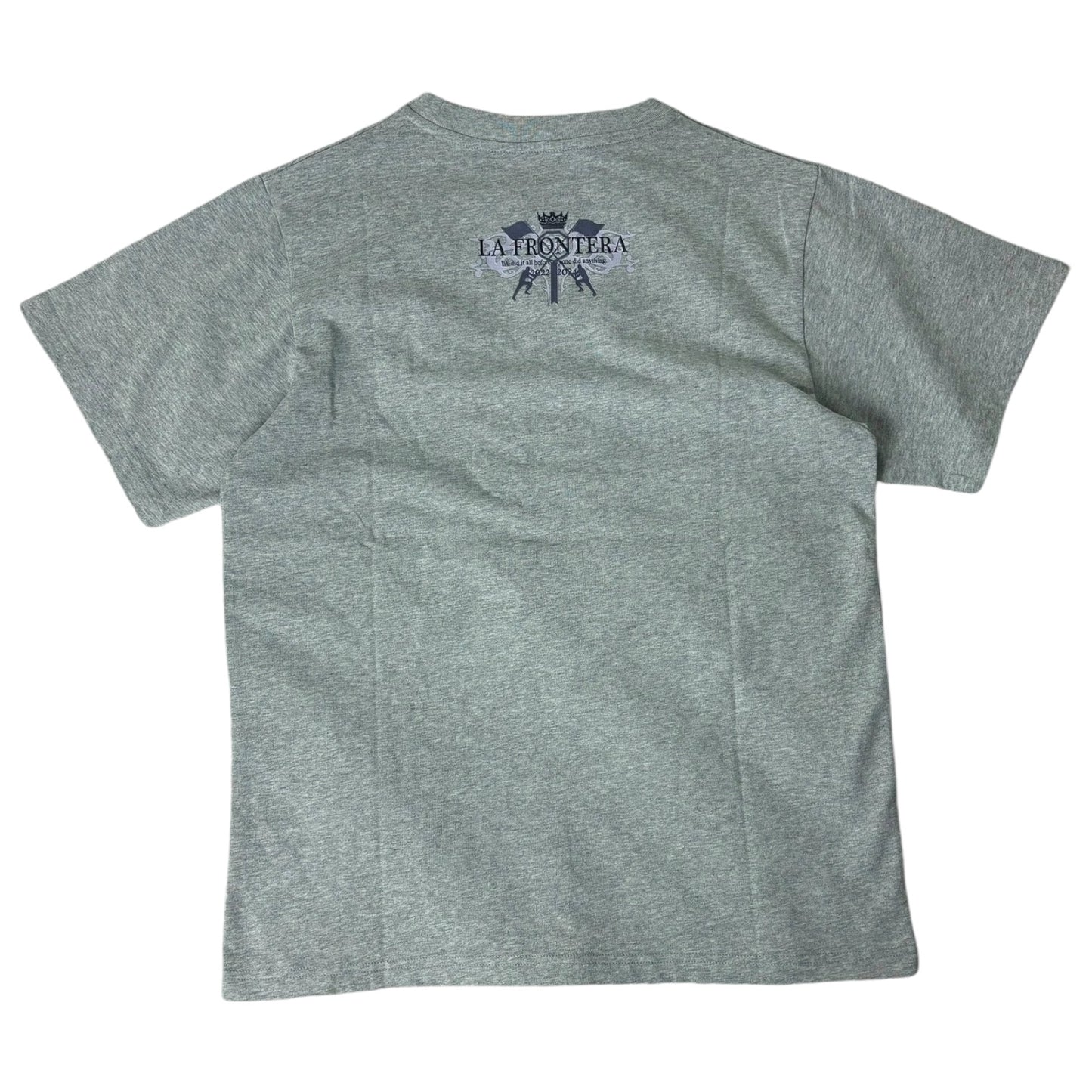 Gutter Heavyweight Stamp Tee in Grey